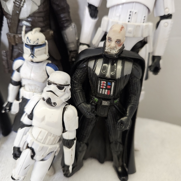 Star Wars Action Figure Set - Black, White, Tan - Picture 8 of 16